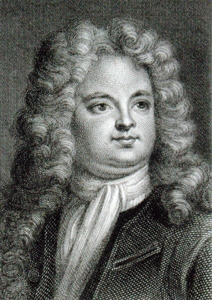 Sir Richard Steele (1672-1729) (gravering) av English School