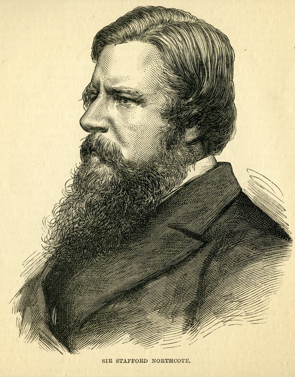 Sir Stafford Northcote, 1. jarl av Iddesleigh (1818-87) av English School
