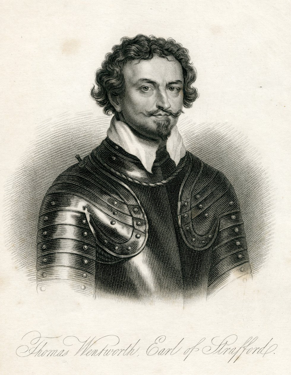 Sir Thomas Wentworth, 1. jarl av Strafford (1593-1641) av English School