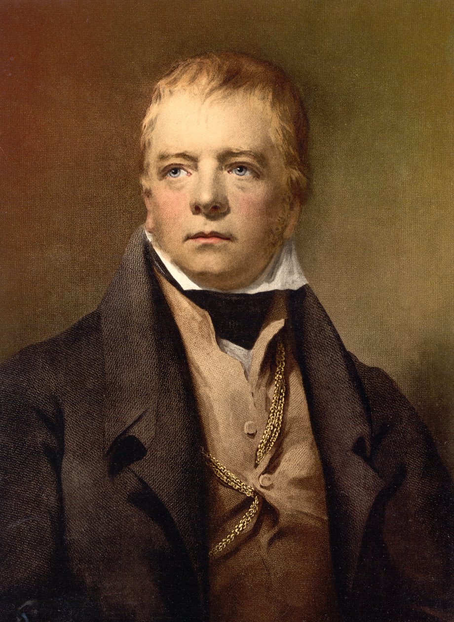 Sir Walter Scott, ca. 1895 av English School
