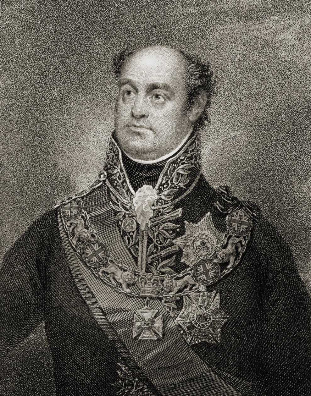 Sir William Carr Beresford (1768-1854) (gravering) av English School