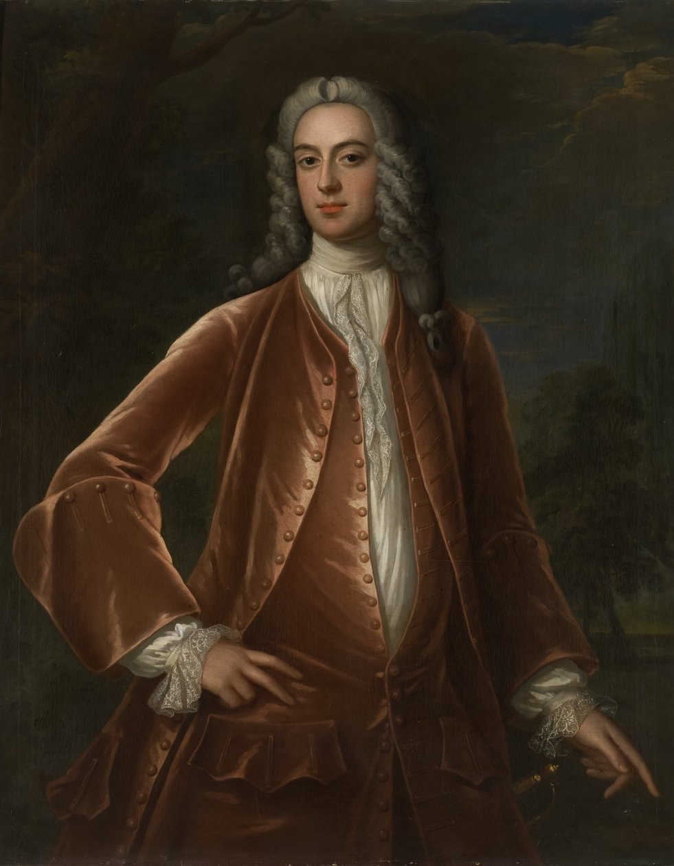Sir William Middleton av English School