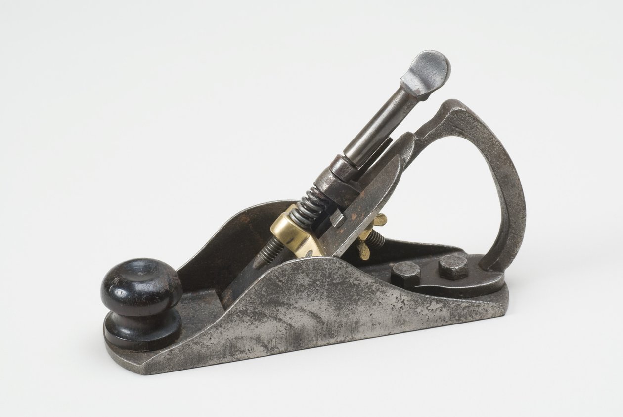 Glatteplan, 1880-tallet (støpejern, messing og palisander) av English School