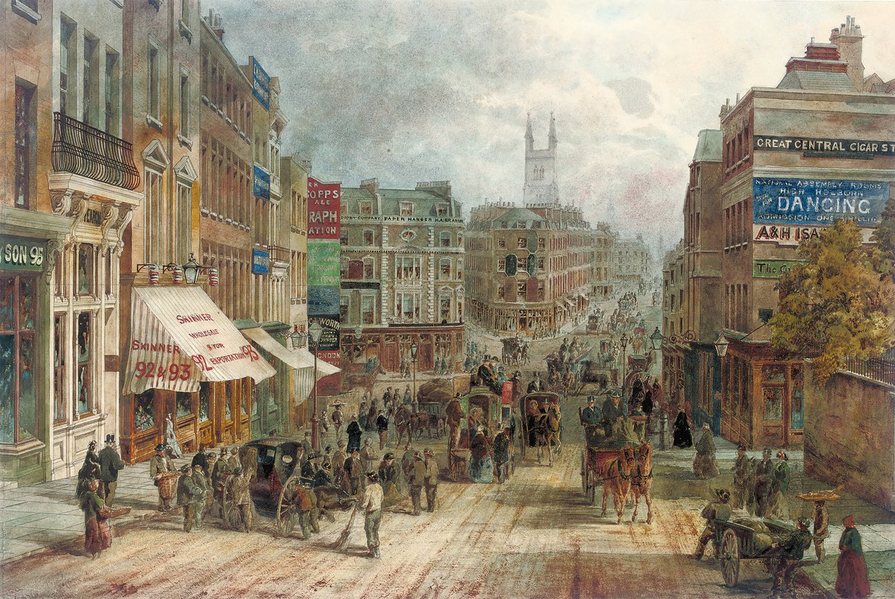 Snow Hill, Holborn, London av English School