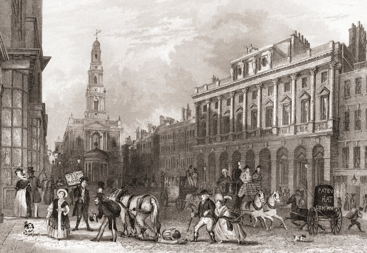 Somerset House, The Strand, London, England av English School