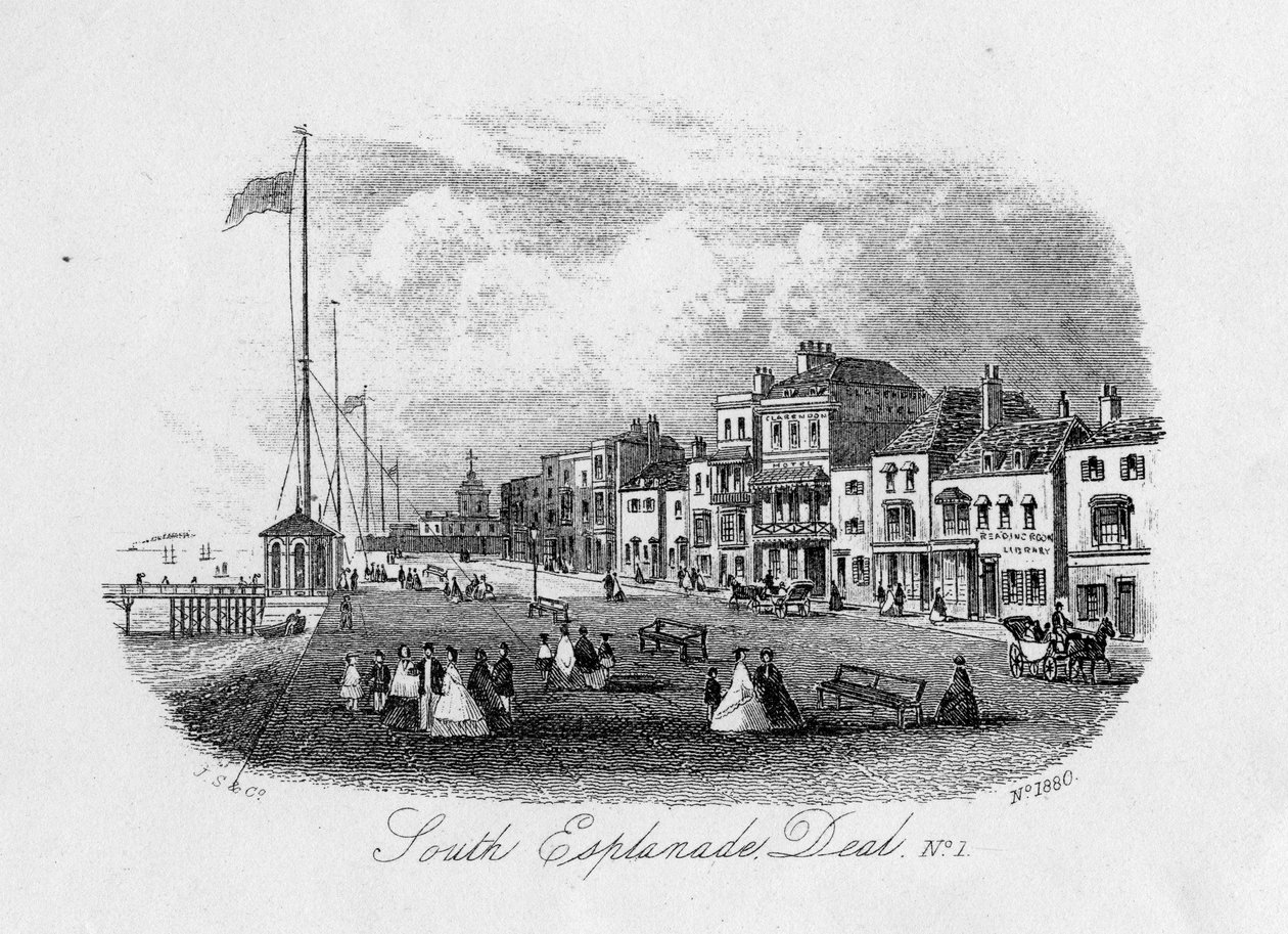 South Esplanade, Deal (gravering) av English School