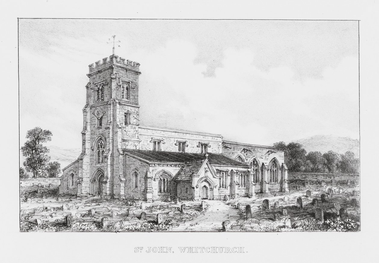St. John, Whitchurch (gravering) av English School