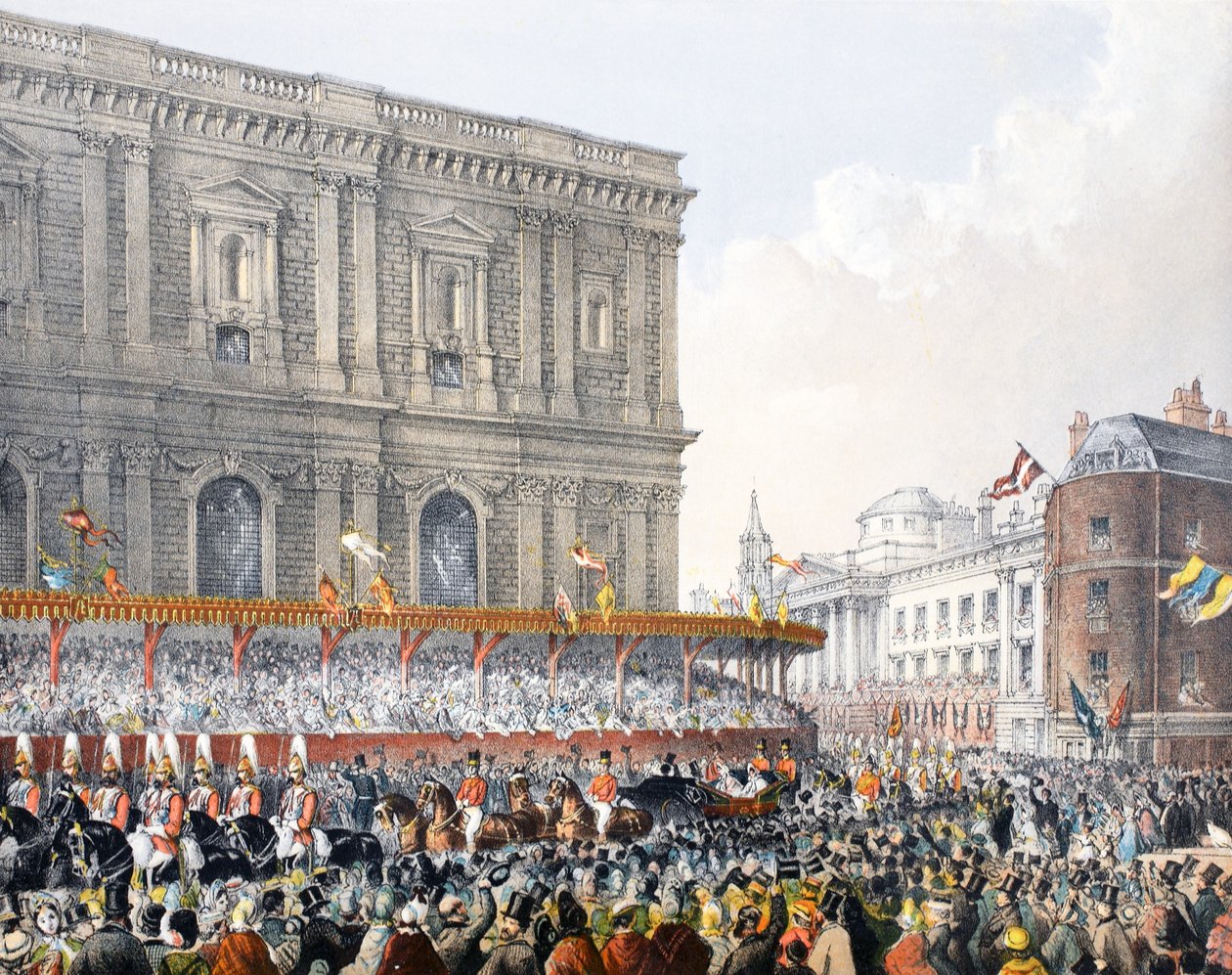 St Pauls, 7. mars 1863, fra A Memorial of the Marriage of Edward VII and Alexandra of Denmark, pub. 1864 av English School