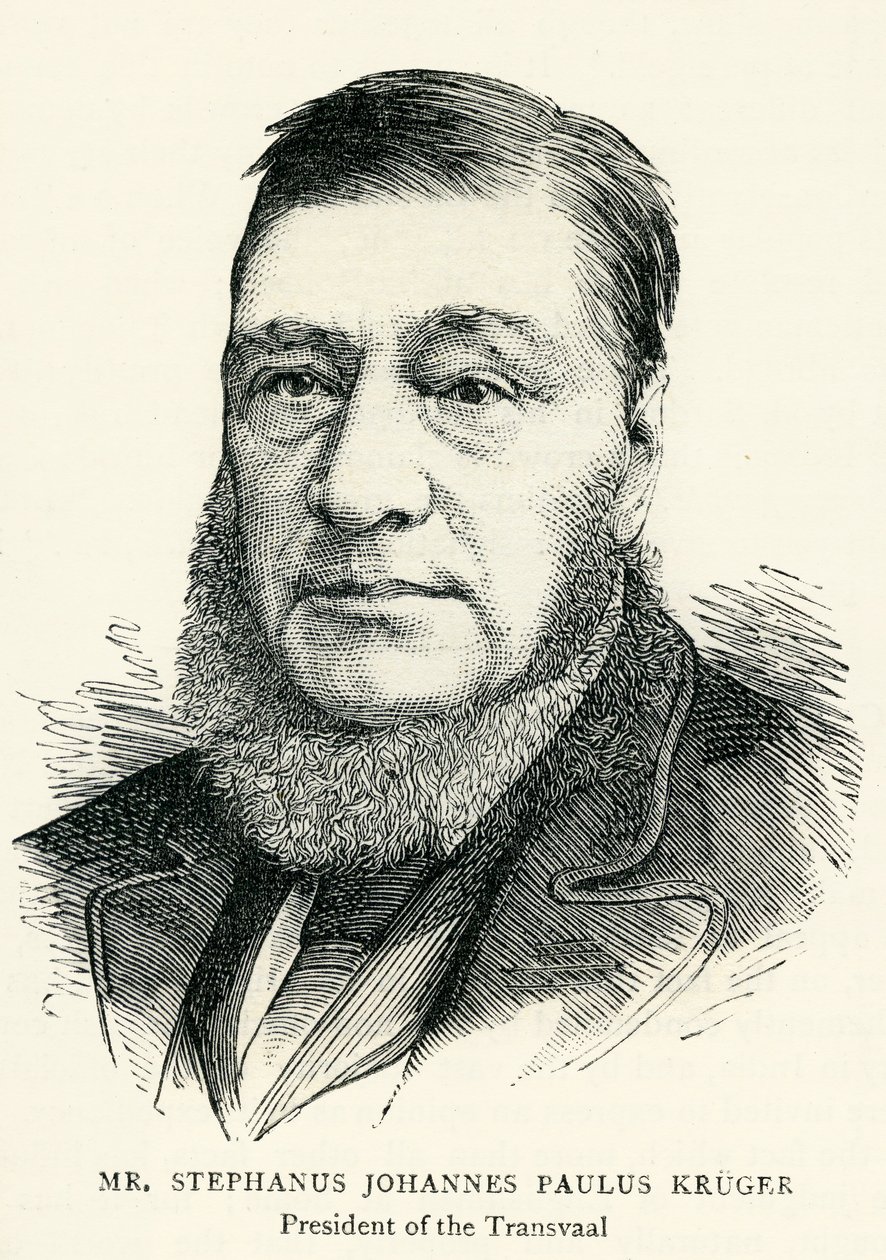 Stephanus Johannes Paulus Kruger (1825-1904) Illustrasjon for The Graphic av English School