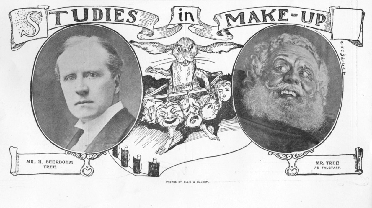 Studies in Make-Up, illustrasjon fra Kongen, 1. juni 1901 av English School