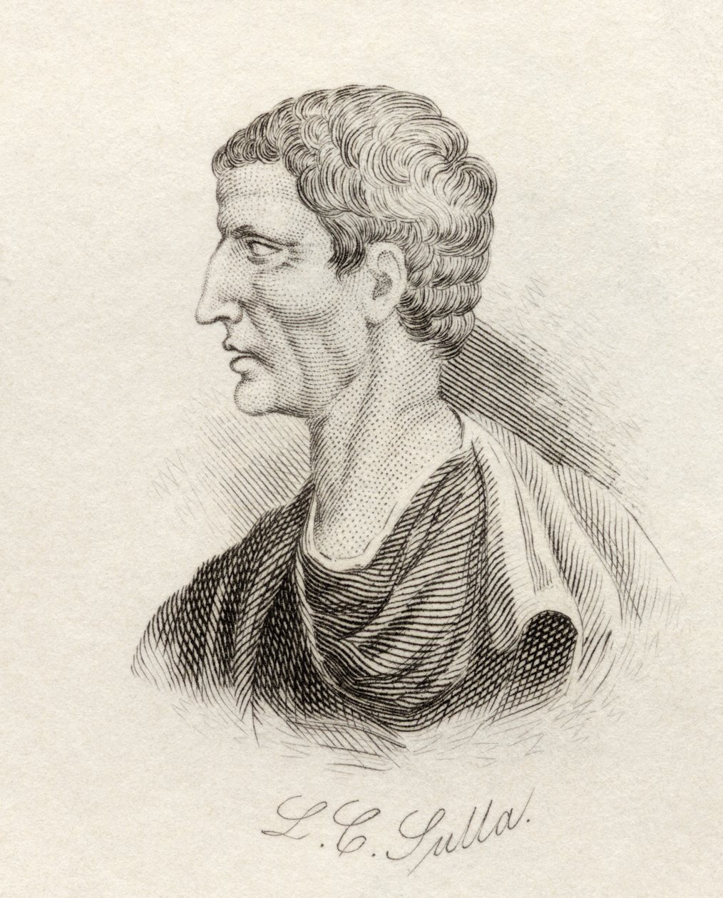 Sulla, fra 'Crabb's Historical Dictionary', utgitt 1825 av English School