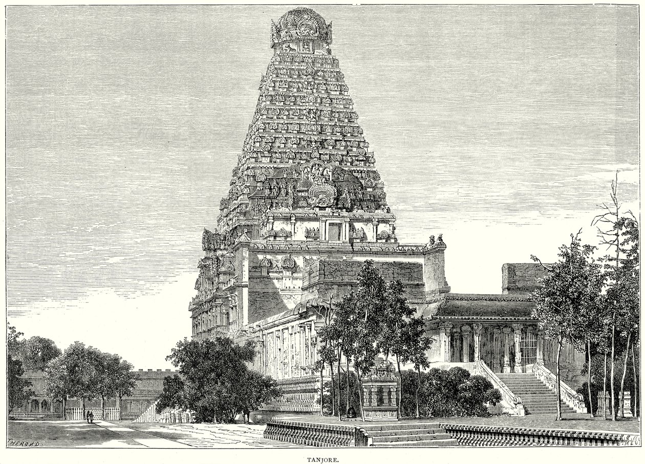 Tanjore (gravering) av English School