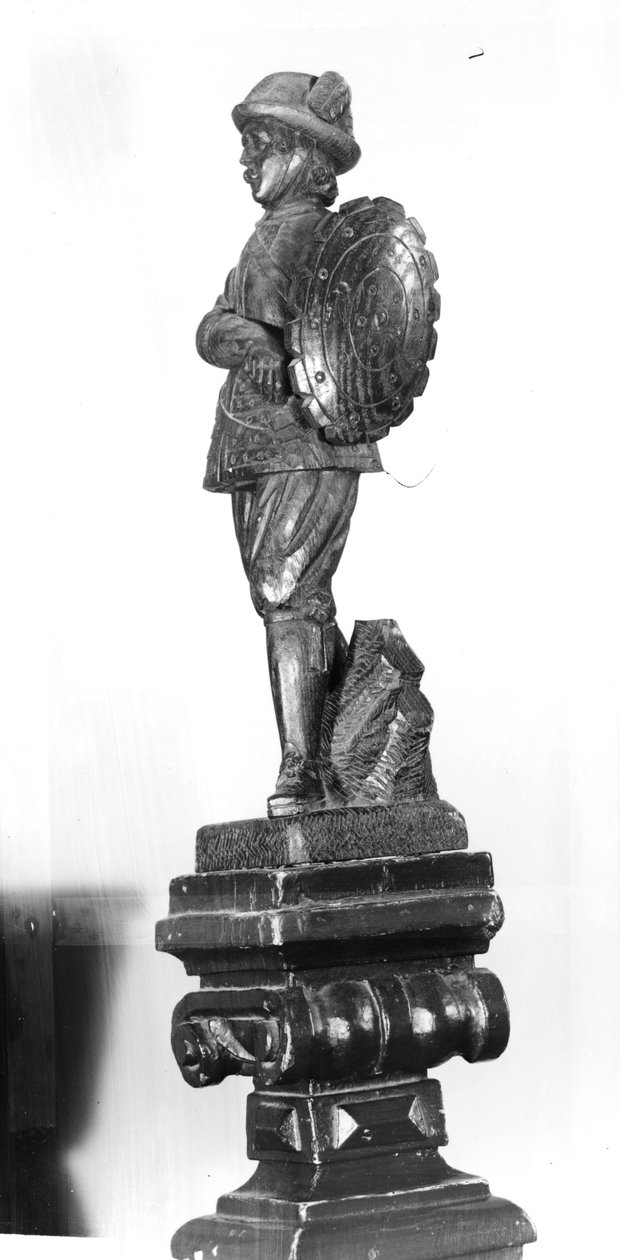 Targetteer, 1638 (utskåret tre) av English School