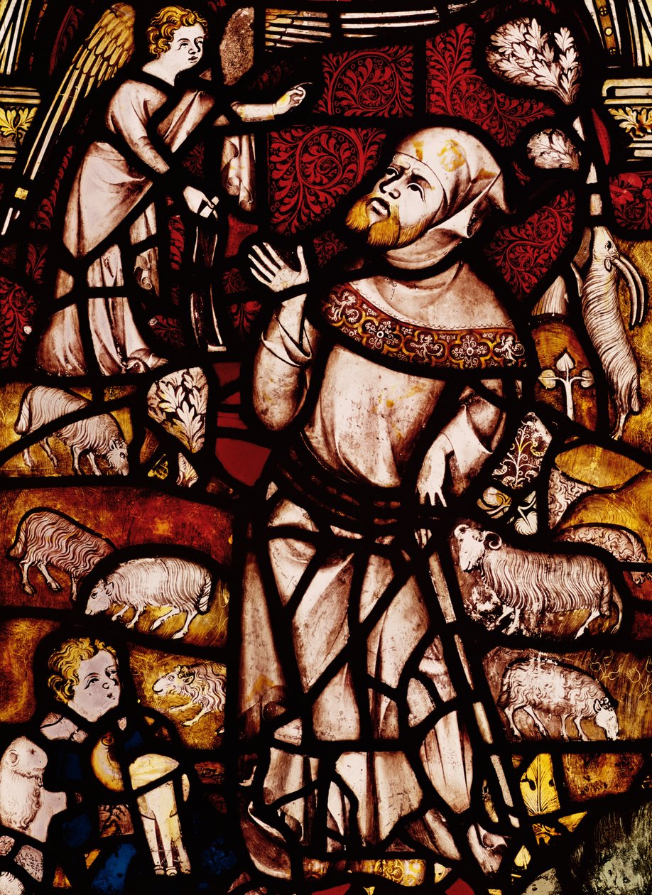 Bebudelsen til Joachim, 1340-50 av English School