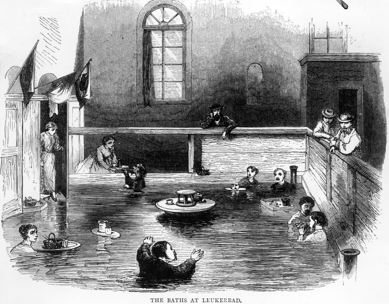 The Baths at Leukerbad av English School