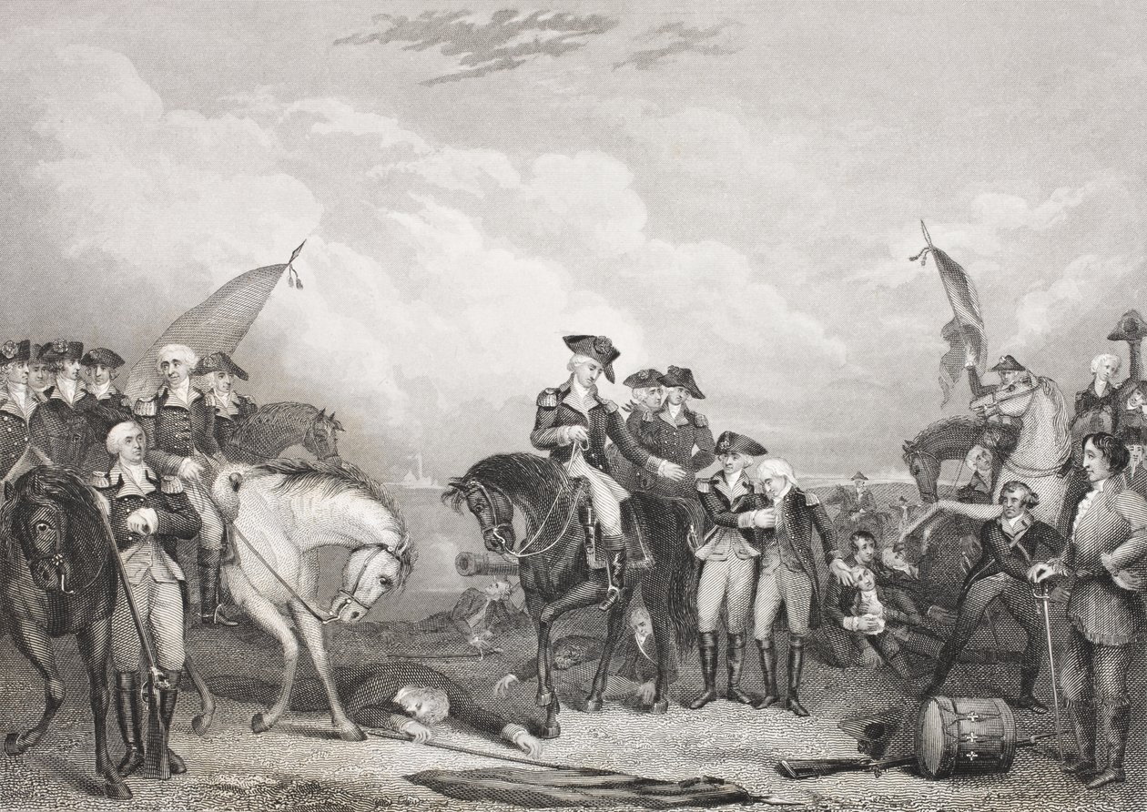 Slaget ved Trenton, 26. desember 1776, fra 
