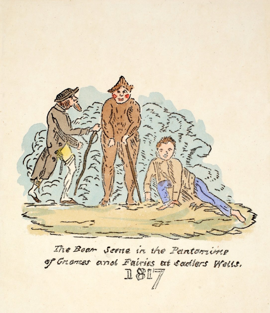 The Bear Scene i Pantomime of Gnomes and Fairies på Sadler