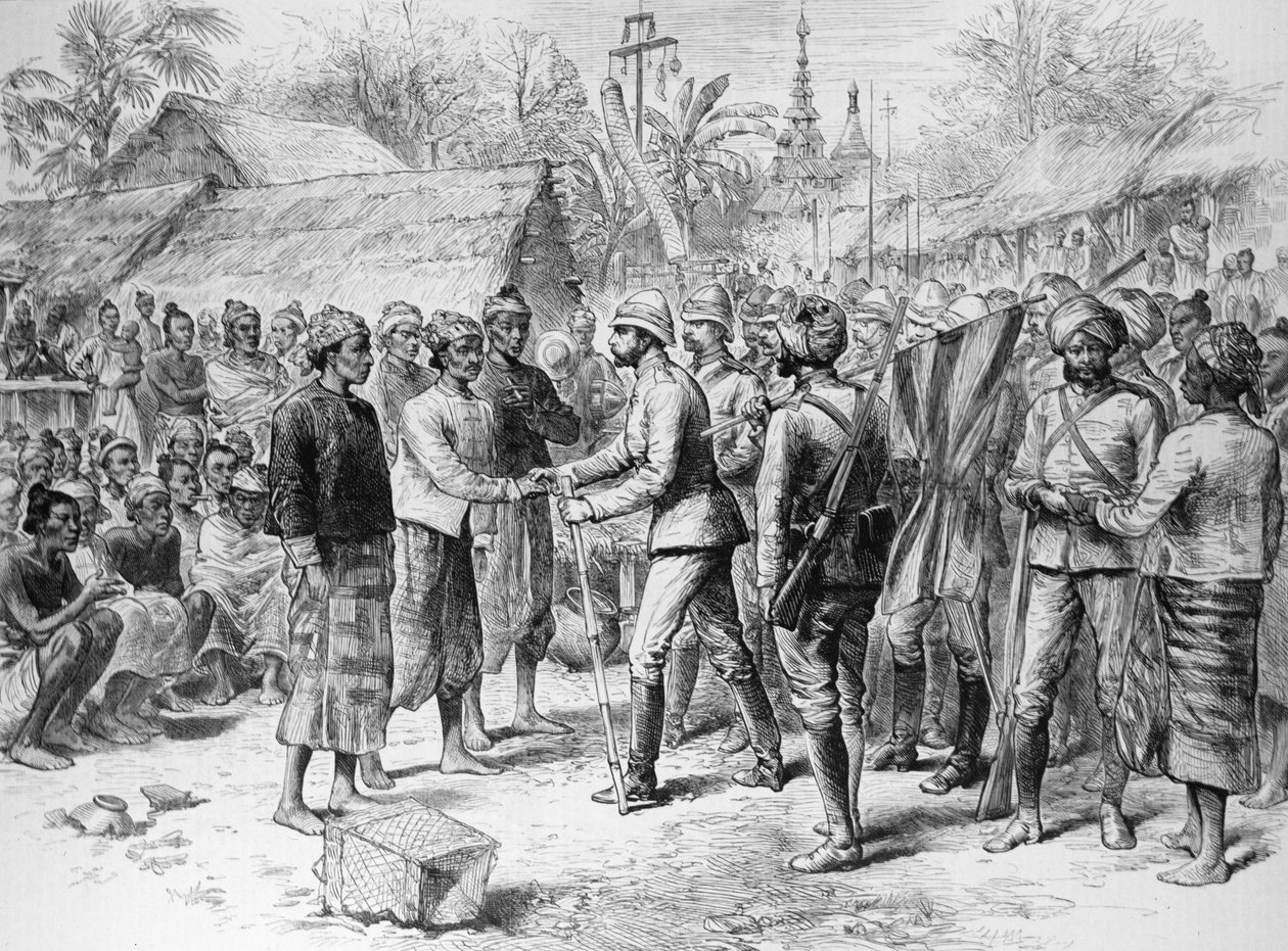 The Burmah Expedition: General Prendergasts intervju med offiserene og resten av den burmesiske hæren, fra 