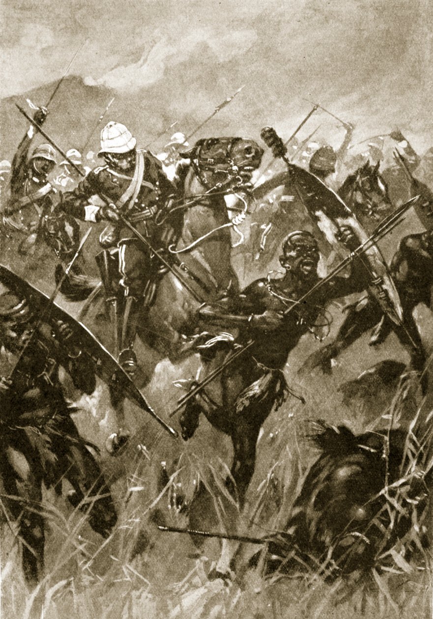 Anklagen om de 17. Lancers, 4. juli 1879 av English School