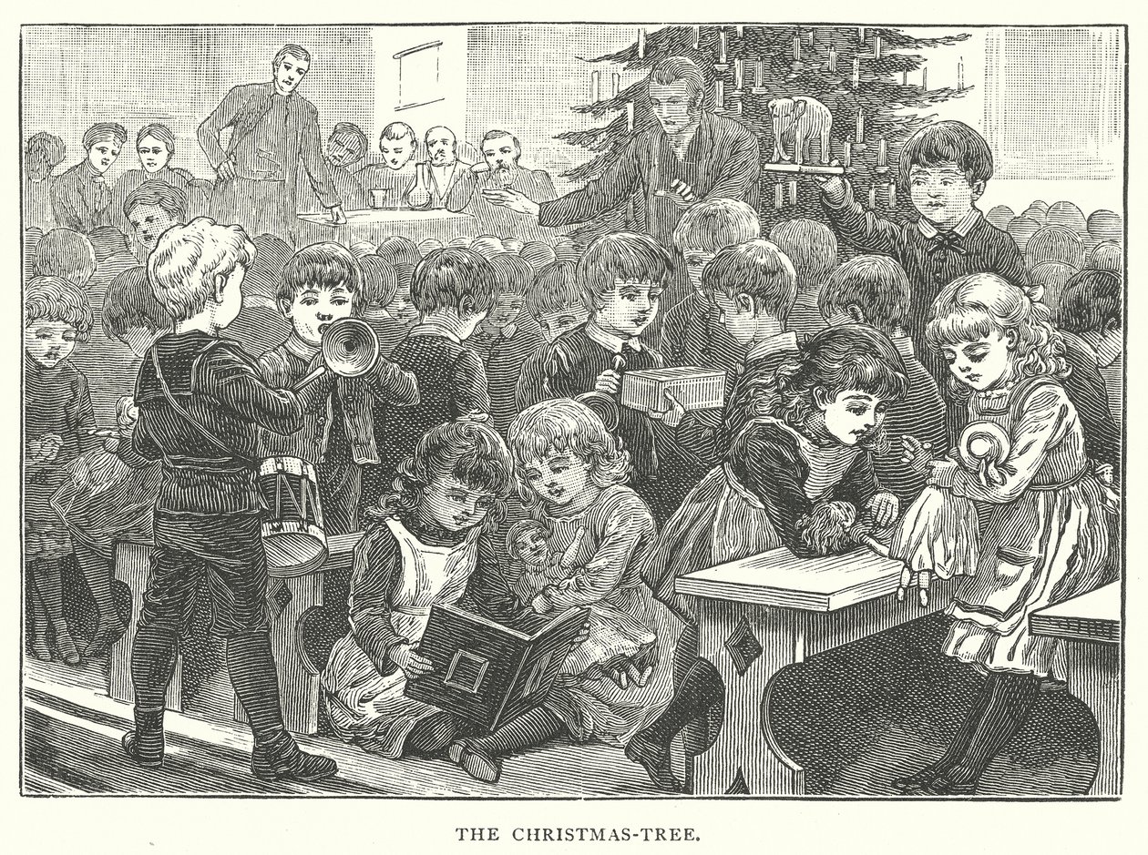 Juletreet (gravering) av English School