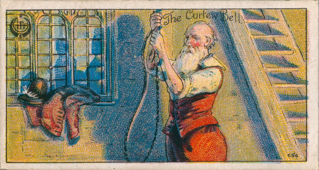 Portforbudsklokken (chromolitho) av English School