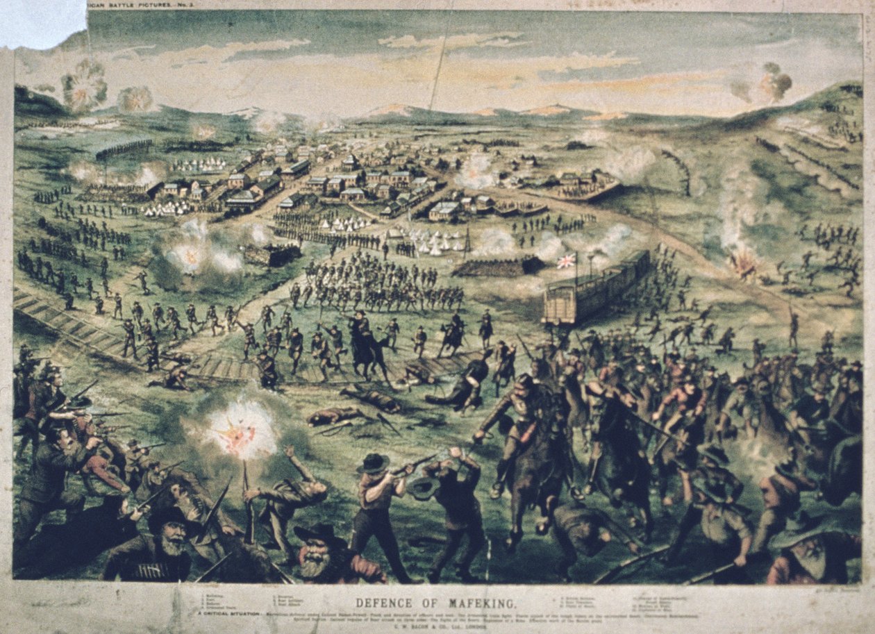 Forsvaret av Mafeking, Boerkrigen av English School