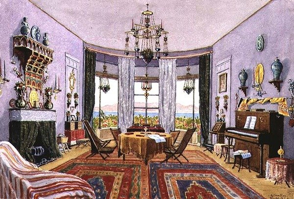 The Drawing Room, Woodford Cottage, Gibraltar av English School