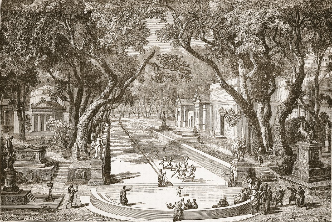 The Dromos in Sparta, restored  av English School