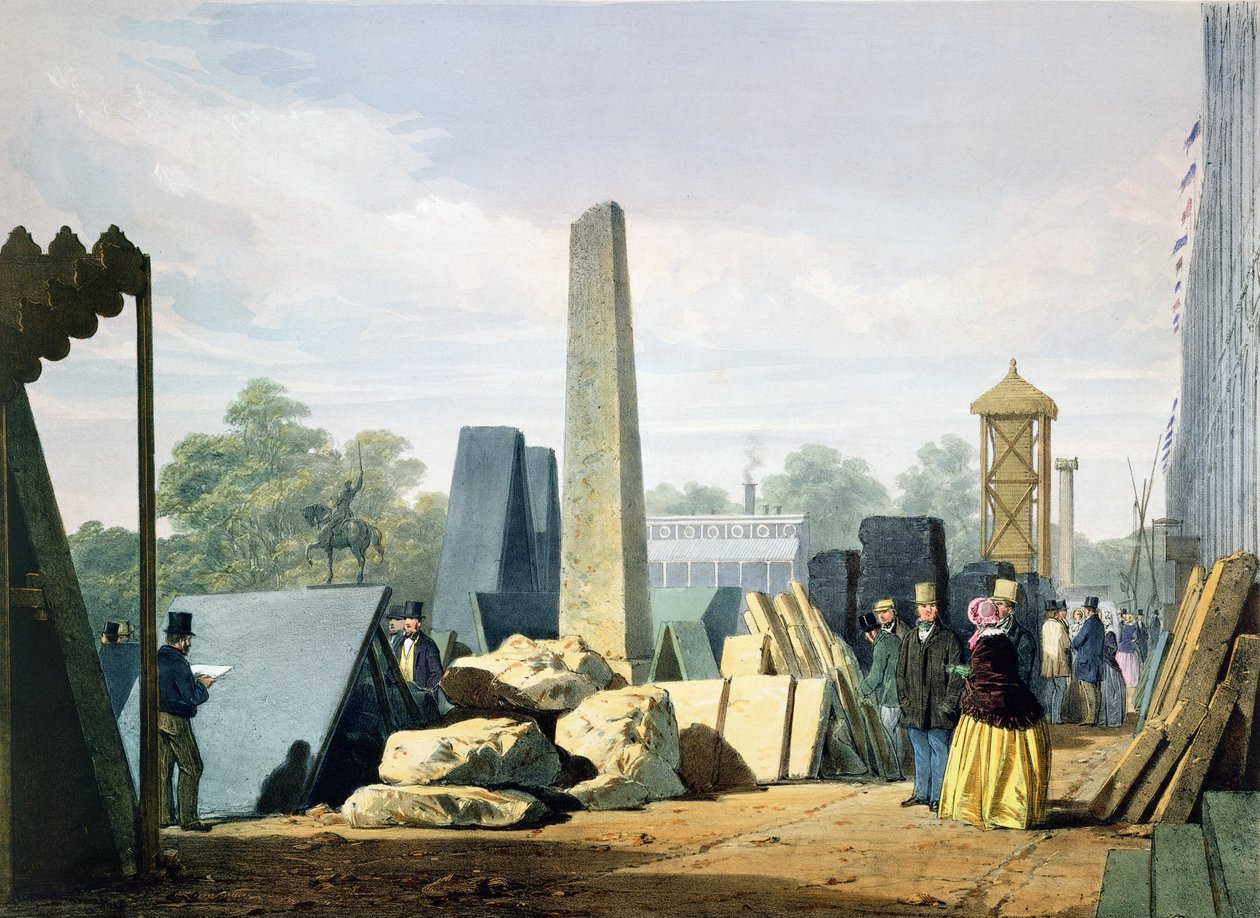 The Exterior, fra Dickinsons Comprehensive Pictures of the Great Exhibition of 1851, publisert 1854 av English School