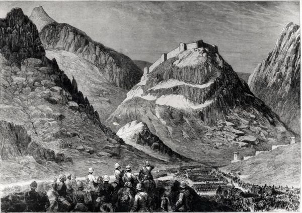 Ali Musjids fort i Khyberpasset av English School