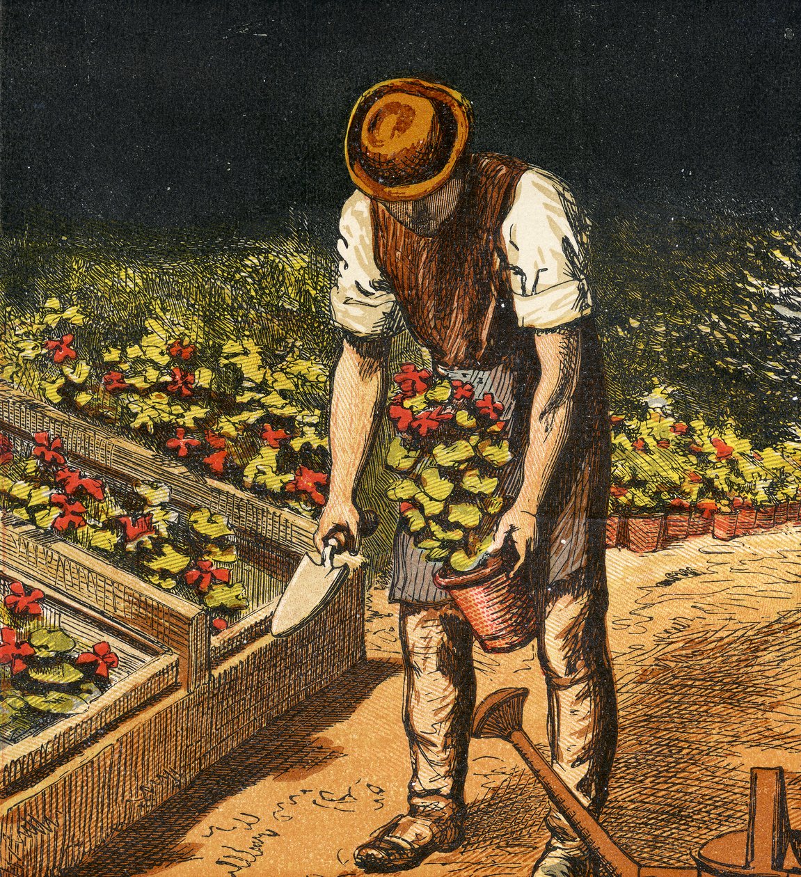 Gartneren, 1867 av English School