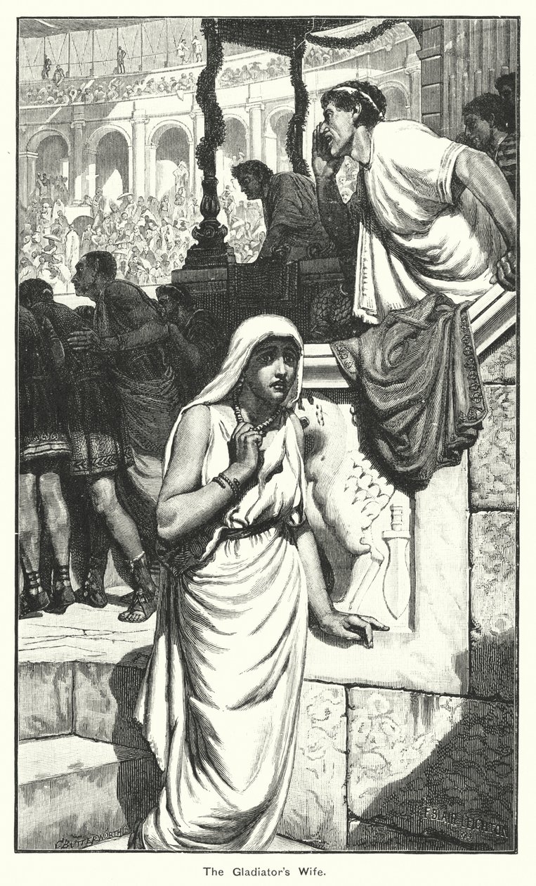 Gladiatorens kone (gravering) av English School