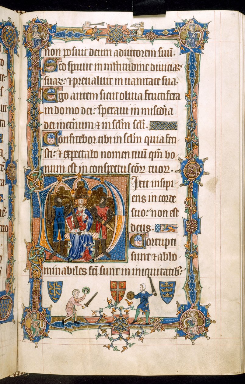 The Gorleston Psalter, Legg til MS 49622 f.69r av English School