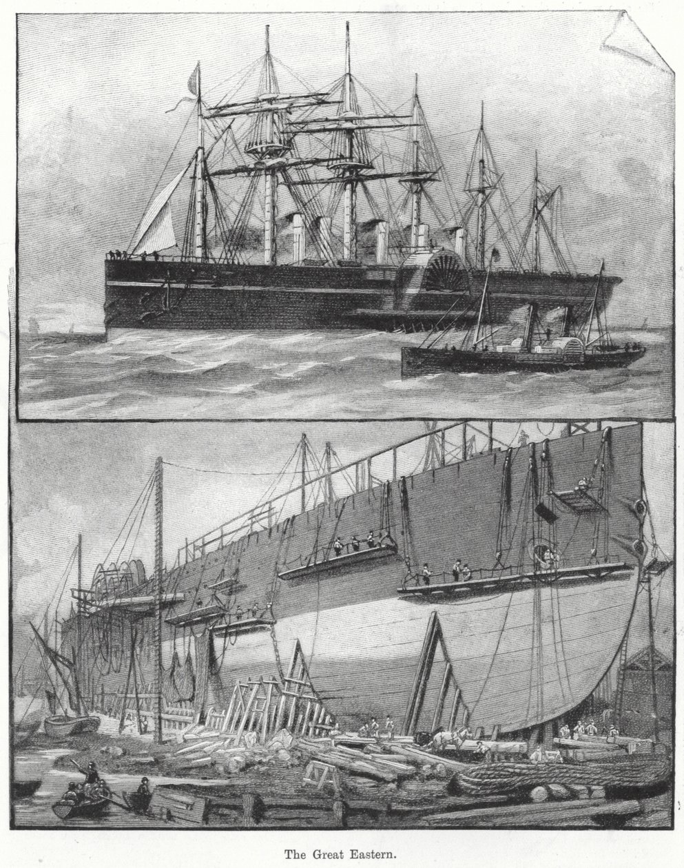The Great Eastern (gravering) av English School