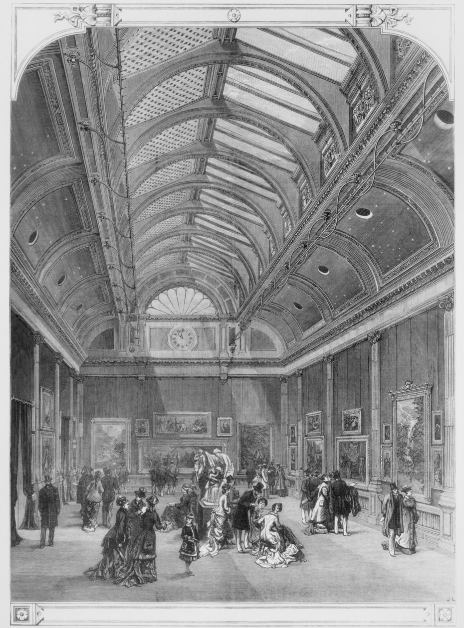 Grosvenor Gallery of Fine Art, New Bond Street, 1877 av English School