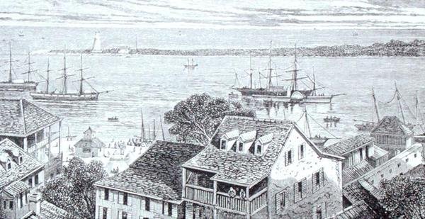 Havnen i Nassau, fra 