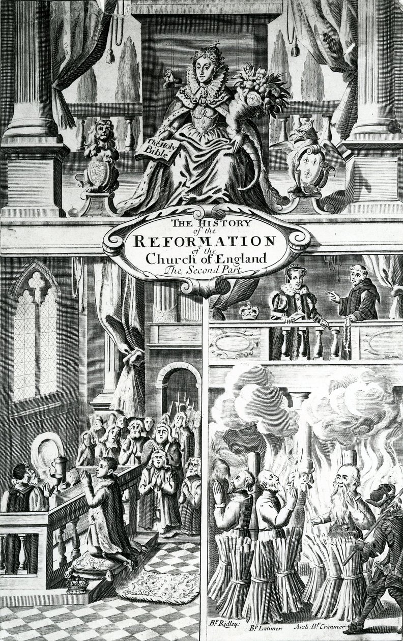 Historien om reformasjonen av Church of England - andre del av 1600-tallet av English School
