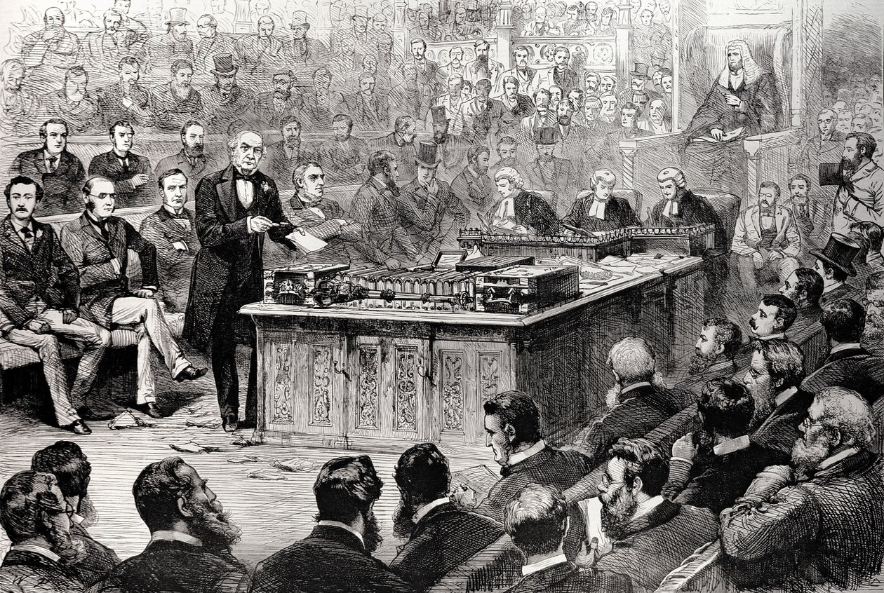 Underhuset torsdag 8. april: Debatten om regjeringen i Irland, fra 