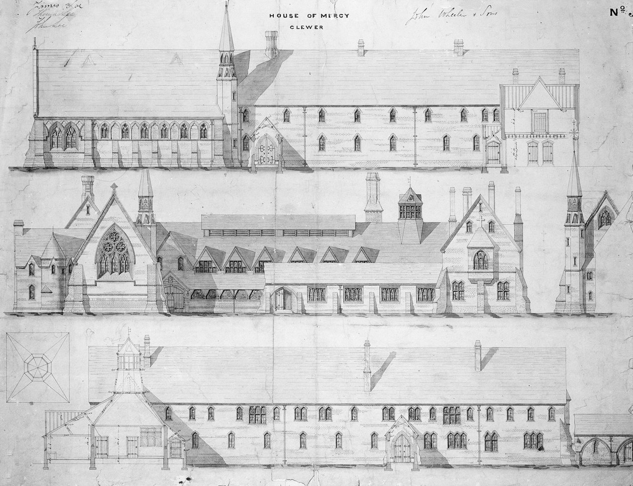 The House of Mercy, Clewer, ca. 1853 av English School