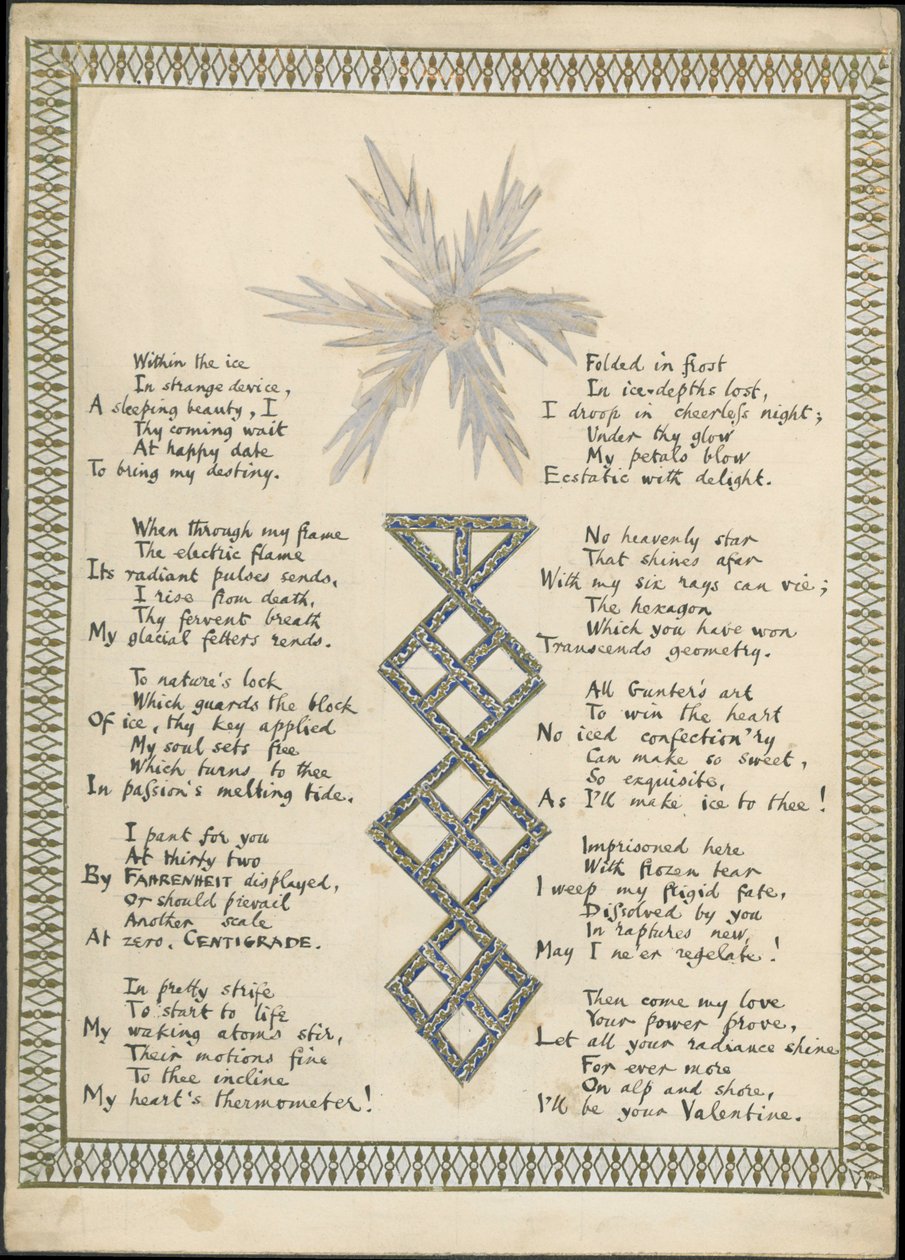 The Ice Flower, publisert i The Reader, 1865 av English School