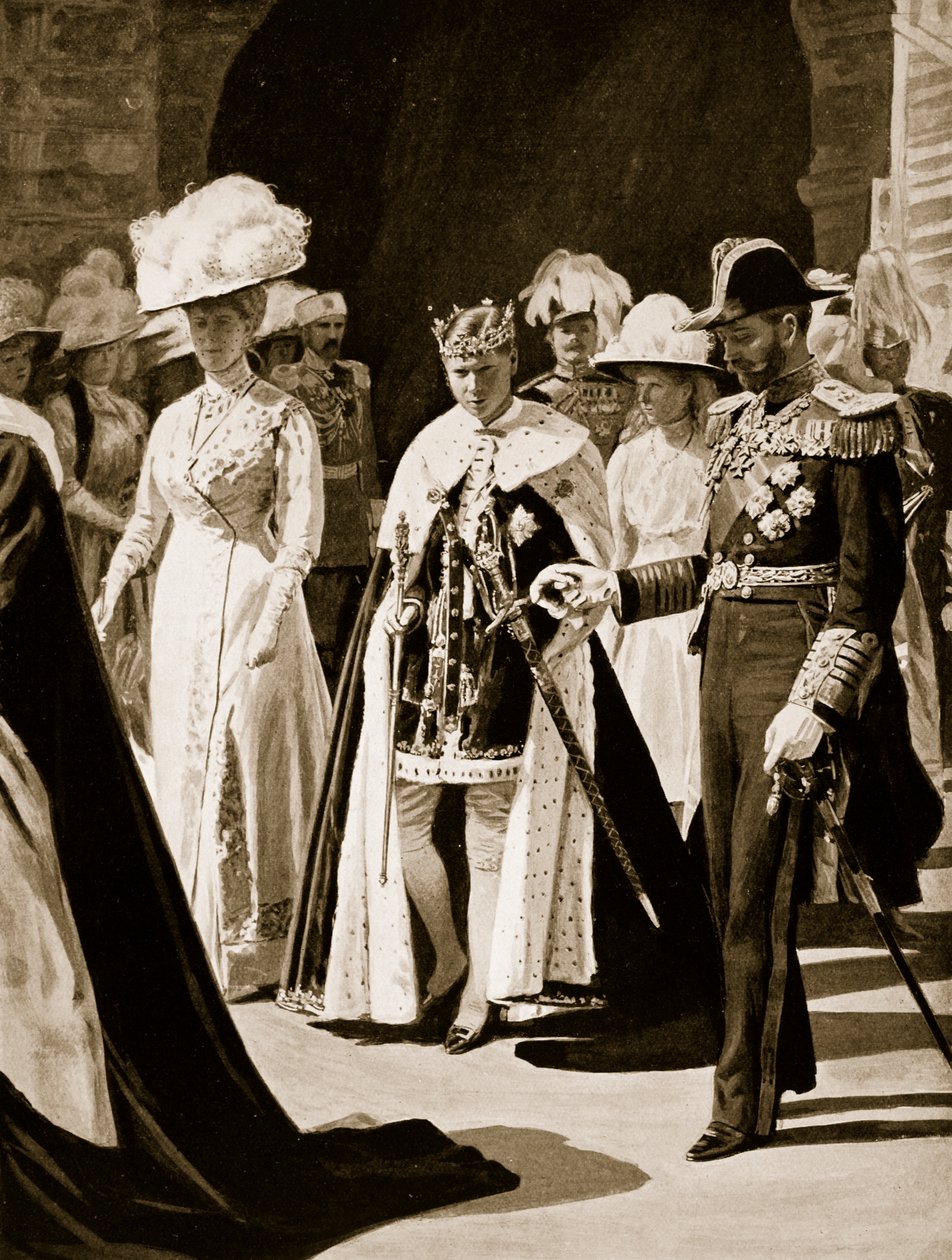The Investiture of the Prince of Wales, 1911 l av English School