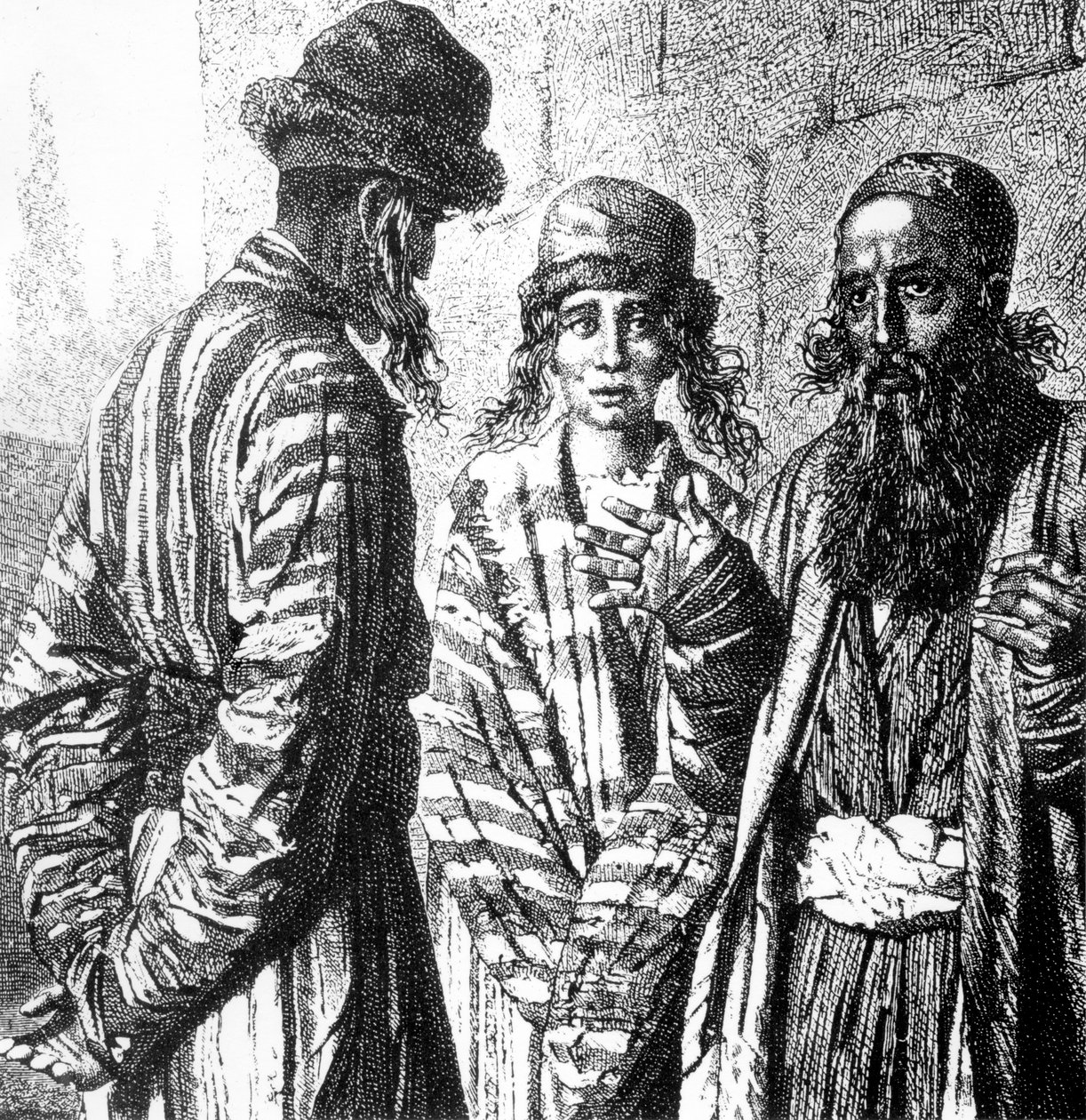 Jødene i Tasjkent fra The World in Your Hands, 1878 av English School