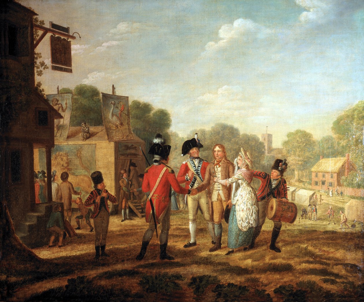 The Kings Shilling, ca. 1770 av English School