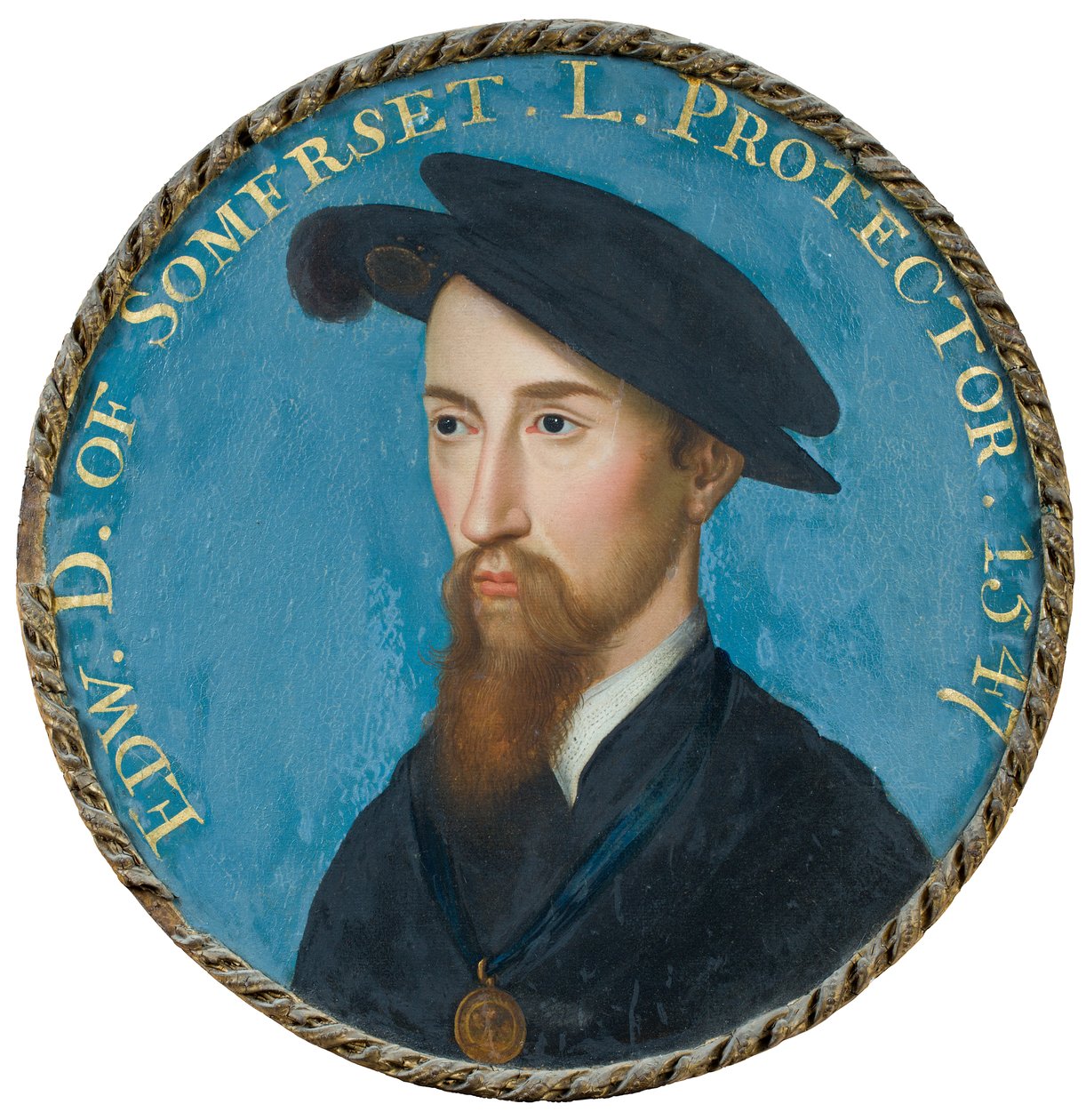 Lord Protector (olje) av English School