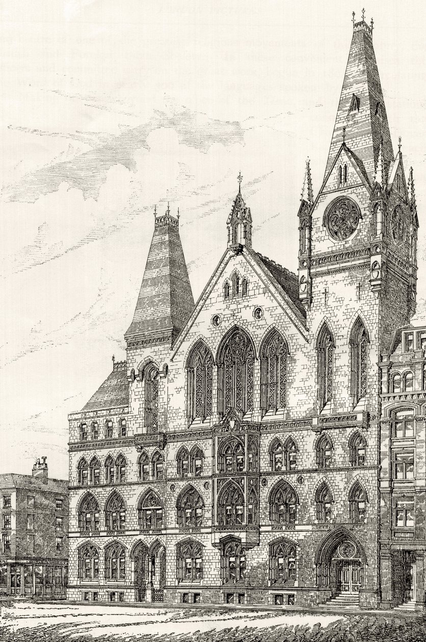 The Memorial Hall, Farringdon Street, fra 