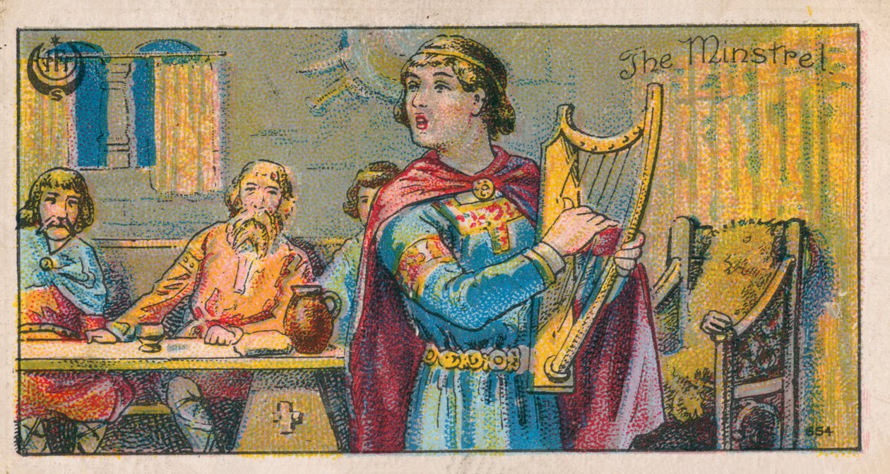 Minstrelen (chromolitho) av English School