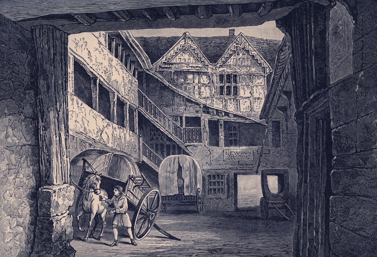 The New Inn, Gloucester, illustrasjon for 
