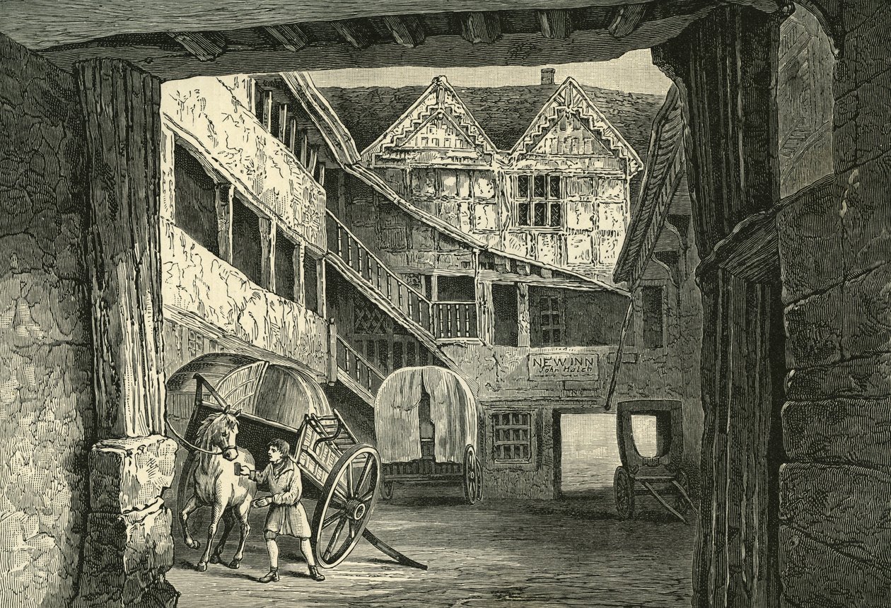 The New Inn, Gloucester, illustrasjon for 