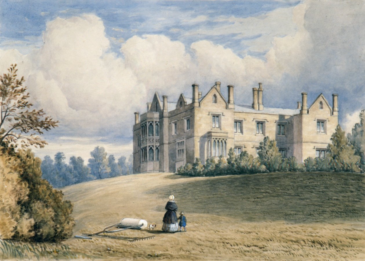 The Priory, Stalybridge (wc på papir) av English School
