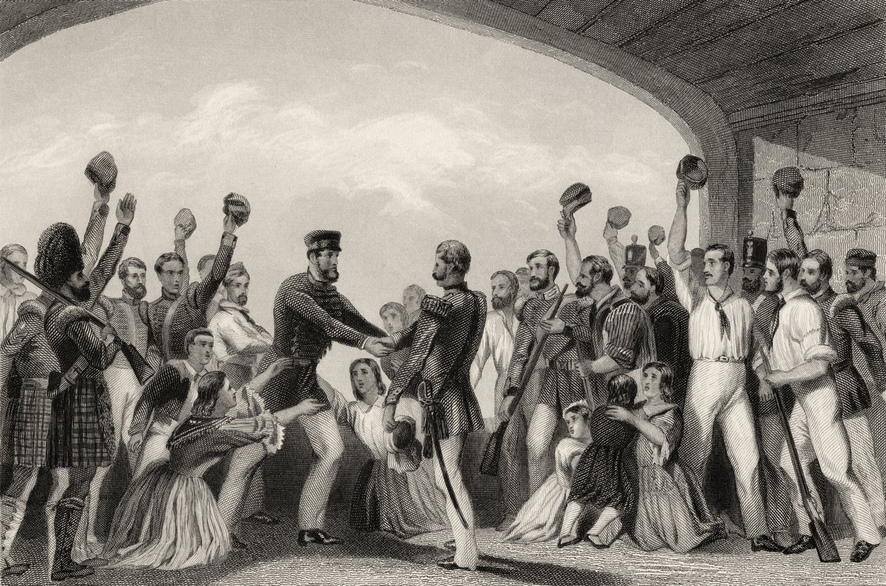 The Relief of Lucknow av general Havelock, 25. september 1857, fra 